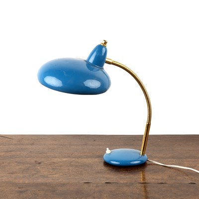 Lot 29 - Bauhaus style lamp (Contemporary) With blue...