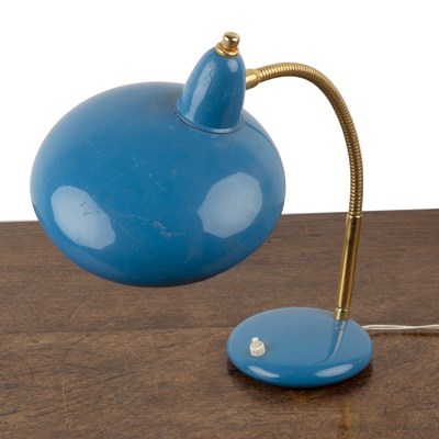 Lot 29 - Bauhaus style lamp (Contemporary) With blue...