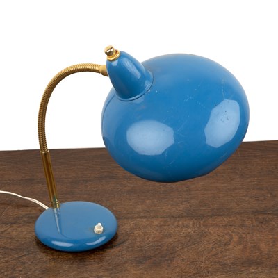 Lot 29 - Bauhaus style lamp (Contemporary) With blue...