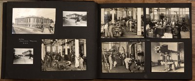 Lot 421 - Two albums of photographs principally of Hong...