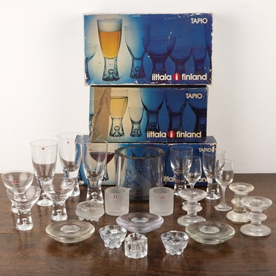 Lot 370 - Group of Scandinavian glassware Including:...