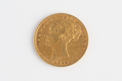 Lot 217 - A Victoria sovereign, dated 1856