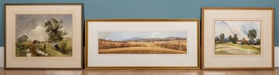 Lot 346 - Three watercolour landscapes