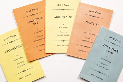 Lot 167 - Ariel Poems The complete second series...