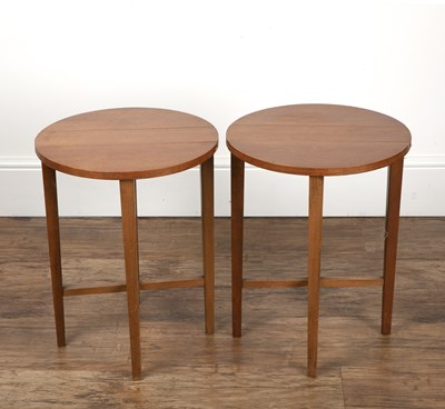 Lot 104 - Pair of small drop leaf tables possibly...