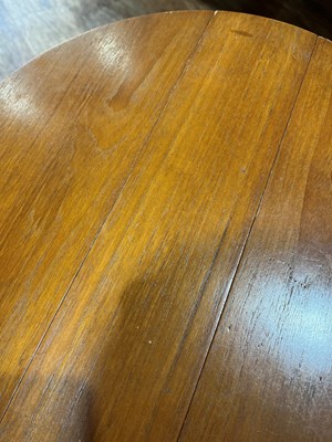 Lot 104 - Pair of small drop leaf tables possibly...