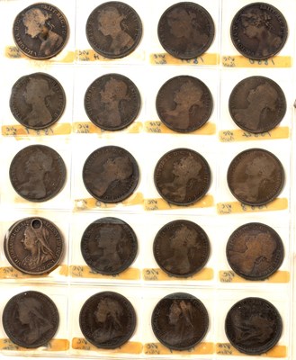 Lot 122 - Two albums of British coins to include late...