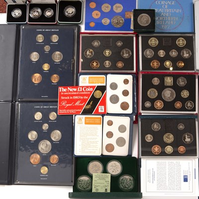 Lot 128 - Coinage to include Royal Mint proof coin sets...