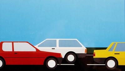 Lot 150 - Julian Opie (b.1958) Cars? offset lithograph...