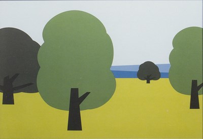 Lot 105 - Julian Opie (b.1958) Landscape? offset...