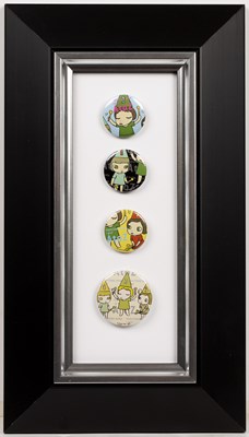 Lot 155 - Yoshitomo Nara (b.1959) A-Z Girls four...