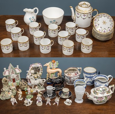 Lot 88 - A collection of bijouterie and other porcelain