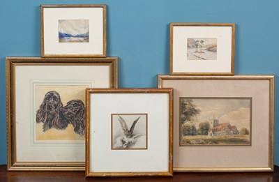 Lot 399 - A collection of five watercolours