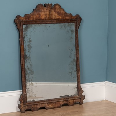 Lot 466 - An antique wall mirror