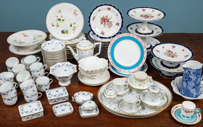 Lot 63 - A large collection of porcelain tea wares