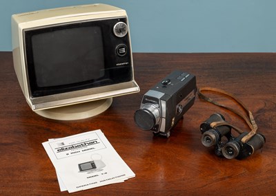 Lot 65 - A Super 8 camera by Bell & Howell; together with an Elizabethan 9-inch Model T9 television