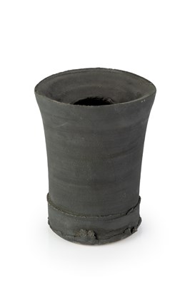Lot 559 - Dan Kelly (b.1953) Vessel stoneware, black...