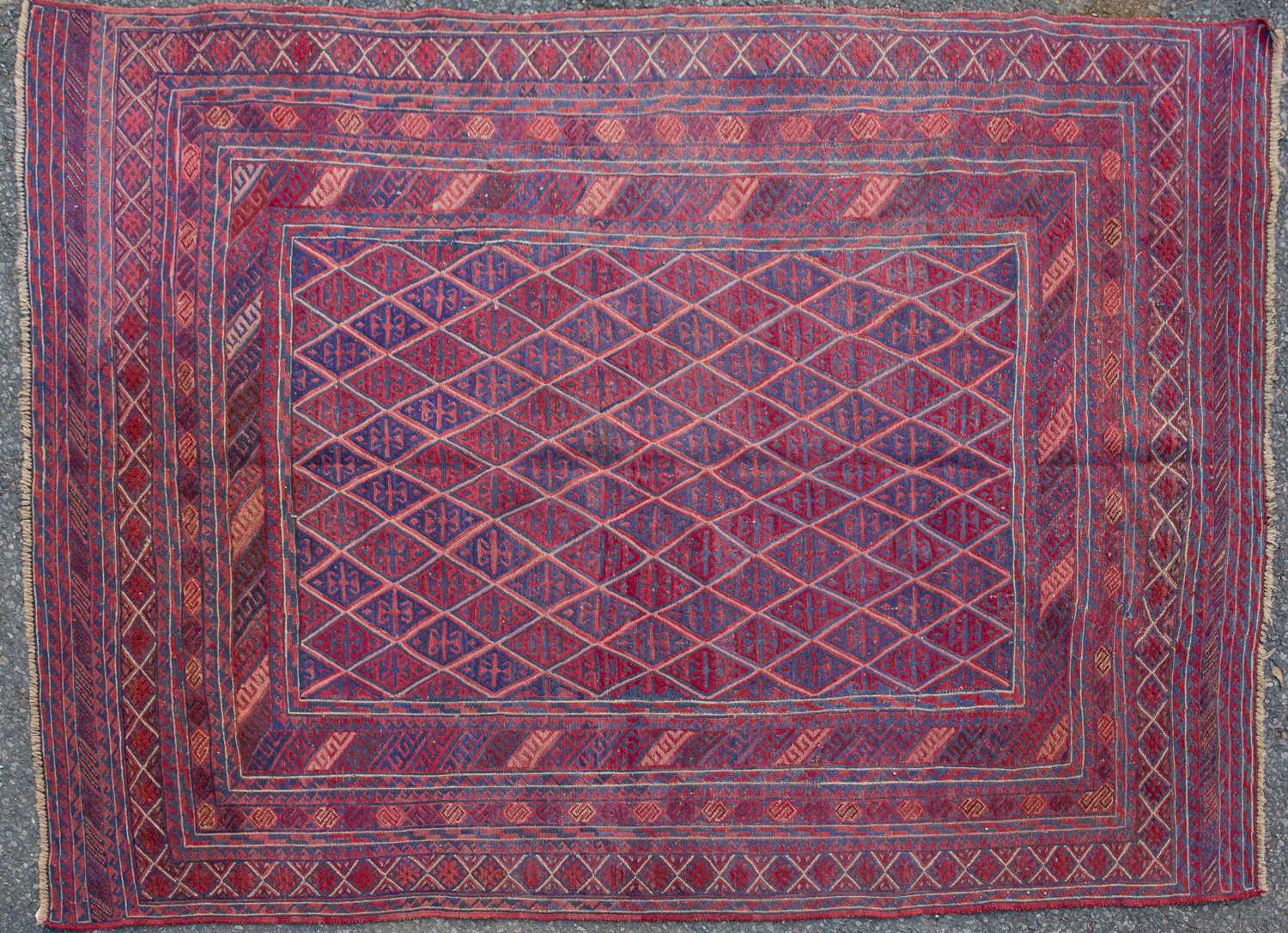 Lot 384 An Oushak rug