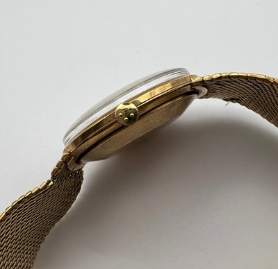 Lot 247 - A 9ct gold 'Centenaire' bracelet watch by...