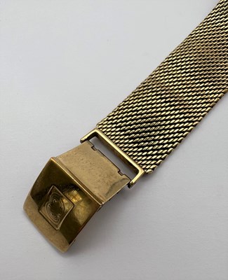 Lot 247 - A 9ct gold 'Centenaire' bracelet watch by...