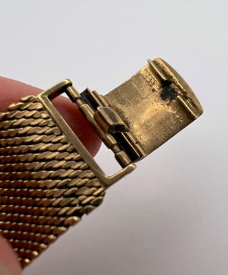Lot 247 - A 9ct gold 'Centenaire' bracelet watch by...