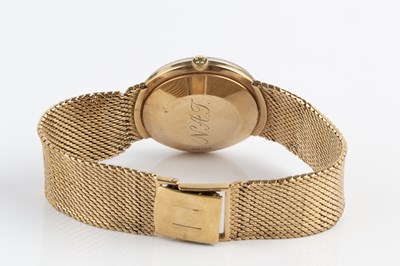 Lot 247 - A 9ct gold 'Centenaire' bracelet watch by...