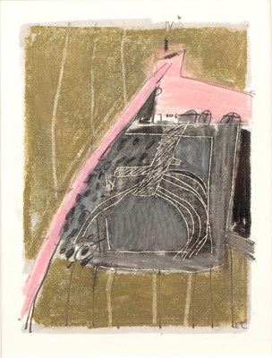 Lot 437 - Roger Cecil (1942-2015) The Pink Building...