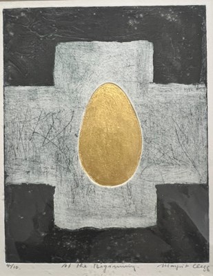 Lot 141 - Margrit Clegg (b.1941) Four etchings with gold...