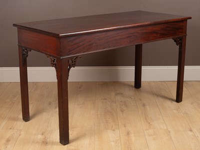 Lot 350 - A George III mahogany serving table
