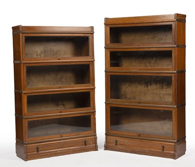 Lot 182 - Two Globe Wernicke style bookcases