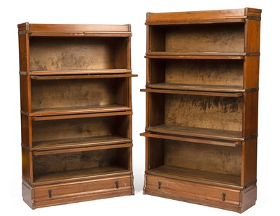 Lot 182 - Two Globe Wernicke style bookcases