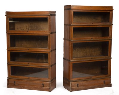 Lot 182 - Two Globe Wernicke style bookcases