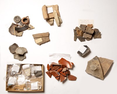 Lot 136 - A collection of Roman pottery shards From the...