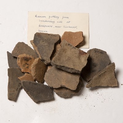 Lot 136 - A collection of Roman pottery shards From the...