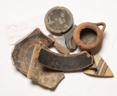 Lot 136 - A collection of Roman pottery shards From the...