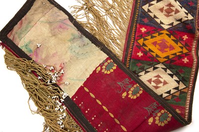 Lot 185 - A Lakai Uzbekistan silk embroidered tent...