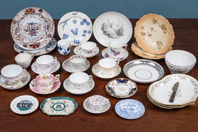 Lot 106 - A collection of 18th century and later porcelain