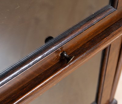 Lot 476 - A Globe Wernicke stacking bookcase together with a Herbert E Gibbs teak open bookcase