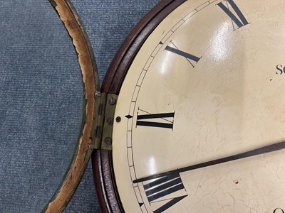 Lot 669 - A Regency dial clock, the dial signed 'Sowter of Oxford'
