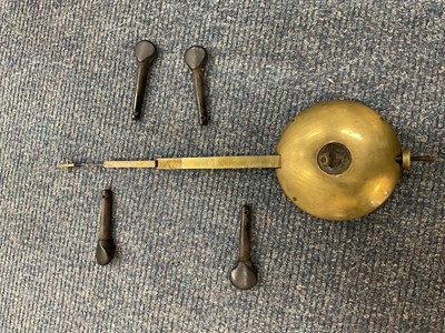 Lot 669 - A Regency dial clock, the dial signed 'Sowter of Oxford'