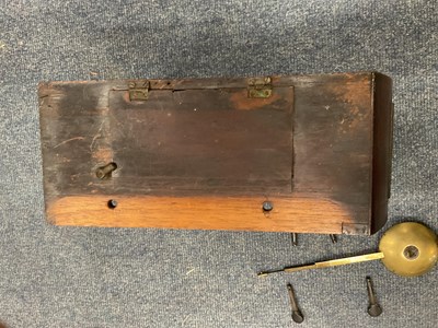 Lot 669 - A Regency dial clock, the dial signed 'Sowter of Oxford'