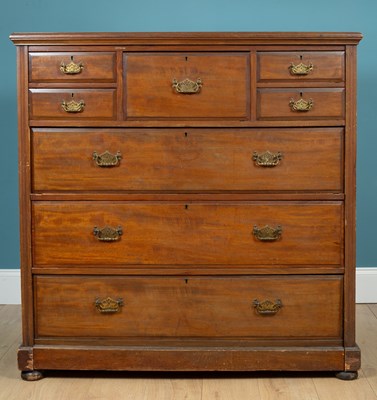 Lot 411 - A James Shoolbred chest of drawers