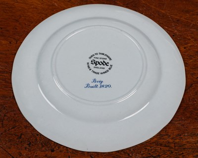 Lot 114 - A Spode tradewinds blue breakfast service; together with a Royal Standard bone china set of six cups and saucers