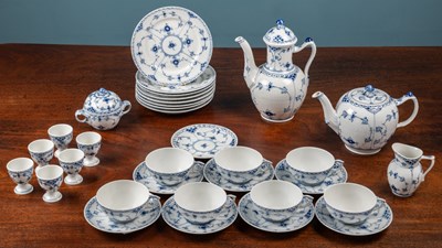 Lot 504 - A 1960s Royal Copenhagen tea service