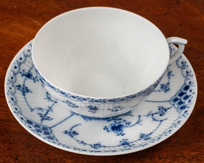 Lot 504 - A 1960s Royal Copenhagen tea service