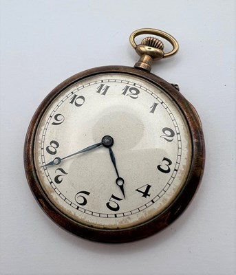 Lot 237 - A 9ct gold open face pocket watch, the...