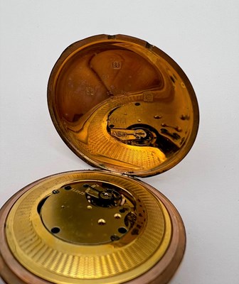 Lot 237 - A 9ct gold open face pocket watch, the...