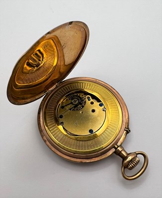 Lot 237 - A 9ct gold open face pocket watch, the...