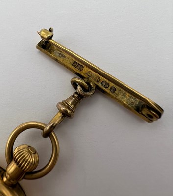 Lot 231 - A late 19th century hunter fob watch, the...