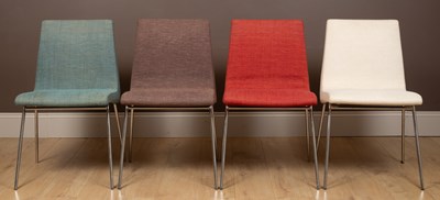 Lot 409 - A set of eight Ligne Roset TV dining chairs